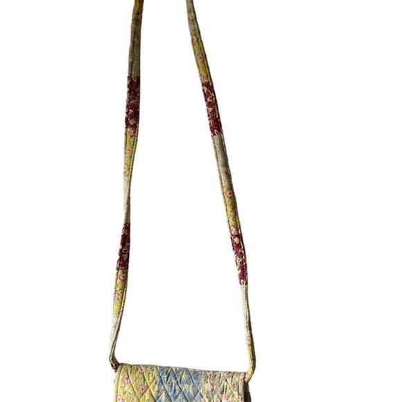 isabella's journey Crossbody Wallet Quilted Spring Floral Preowned - Picture 2 of 11